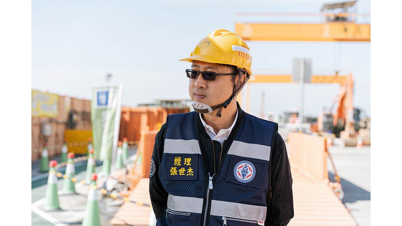 南區施工處第六工務段經理張世杰。